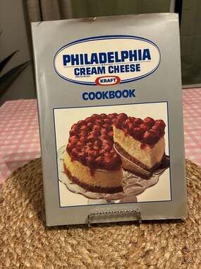 Vintage 1988 Philadelphia Brand Cream Cheese Cookbook Hardcover